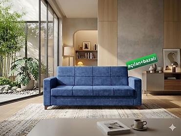 Sifarişlə divanlar: Divan, Qonaq otağı üçün, Parça, Bazalı, Açılan, Kitab — 8