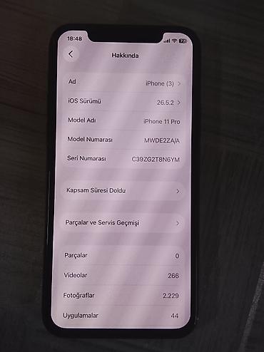 Apple iPhone: IPhone 11 Pro, 256 GB, Space Gray, Face ID — 9