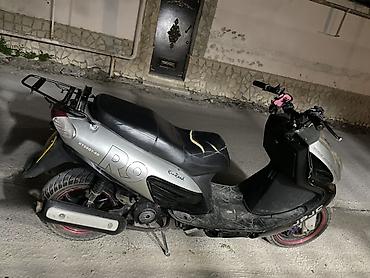 faster f10 scooter: Gümüşü rəngdə, JPJC markalı skuter. Bu model rahat hərəkət üçün — 6