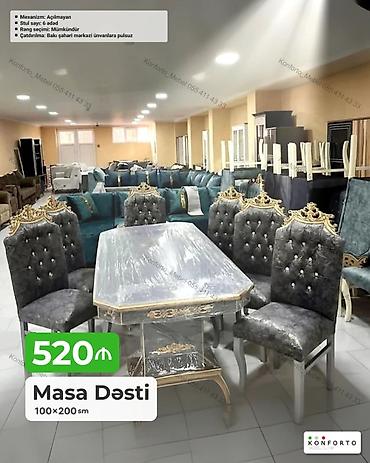 avanqard stol stul: Məhsul: Klassik üslubda masa dəsti Ölçü: 100×200 sm Mekanizm — 1