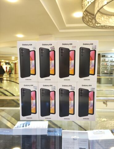 samsung s32: Samsung Galaxy A14 5G, 64 GB, rəng - Qara, Zəmanət, Sensor, Barmaq izi