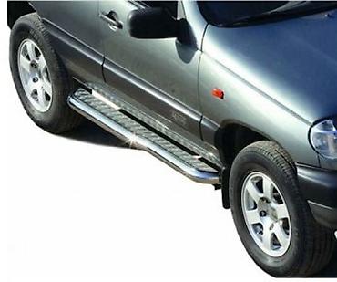 бортовой сопог: Наружные накладки порогов Chevrolet, 2008 г., Б/у — 3