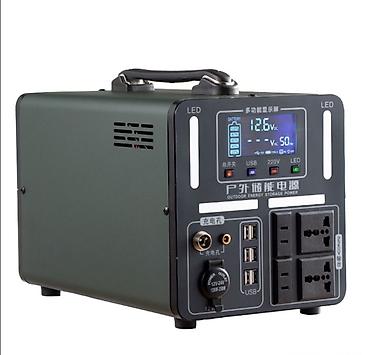солнечный power bank: Портативная зарядная станция Powerbank 800w（1400wH), Power Station 645 — 4