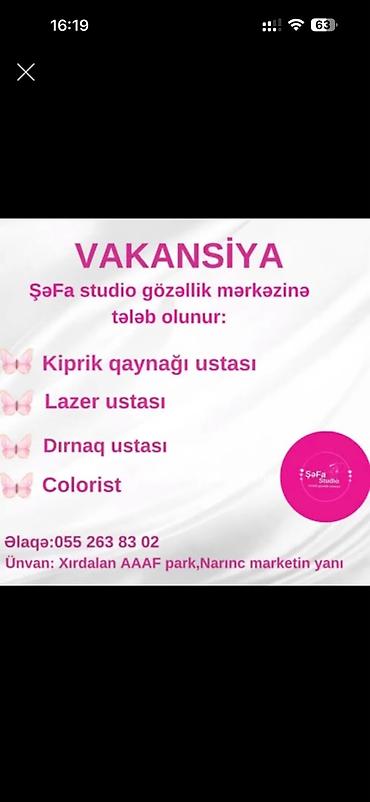 mebel ustası köməkçisi: Lazer ustası tələb olunur, Fiks edilmiş ödəniş — 1