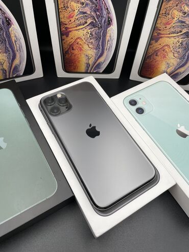 Apple iPhone: IPhone 11 Pro, Б/у, 256 ГБ, Matte Space Gray, Защитное стекло, 93 %
