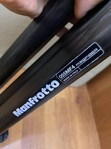 Другие аксессуары для фото/видео: Штатив Manfrotto 055MF4 + голова Manfrotto 808RC4 Б/у в идеальном — 2