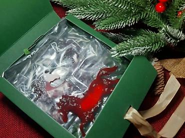 Ёлочные игрушки и шары: Набор из огненных лошадок 3 шт ёлочные игрушки, ручная работа — 2