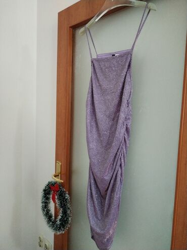 haljine za plažu za starije osobe: H&M M (EU 38), bоја - Ljubičasta, Koktel, klub, Na bretele