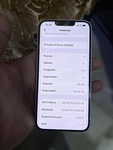 iphone 11 2el: IPhone 13, 128 GB, Çəhrayı, Face ID — 7