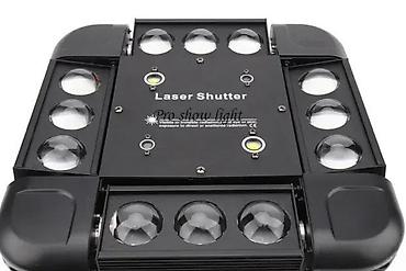 Rasveta: Roto Glava Strobe & Laser & Beam 3IN1 LED 120W. ✨ ROTO LED — 6