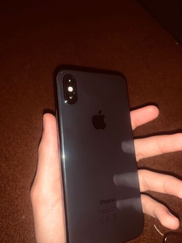 azerbaycan telefon fiyatları iphone: IPhone X, 64 GB, Qara, Barmaq izi, Face ID