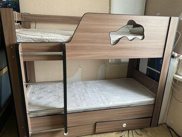 кровати 2 этажные: Двухъярусная кровать, Для девочки, Для мальчика, Б/у