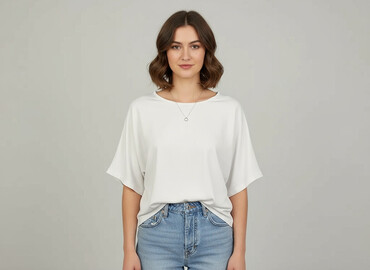 bluzki na drutach wzory: Women's blouse, size S