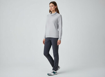 sweter z bufiastymi rękawami zara: C&A, Гольф жіночий, розмір L