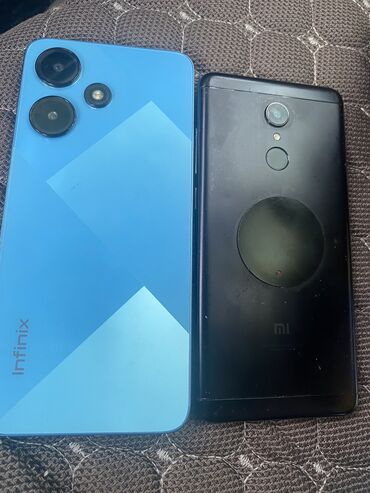 Infinix: Infinix HOT 30i, Б/у, 128 ГБ, цвет - Голубой, 2 SIM