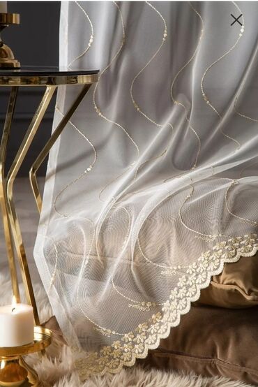 Pərdə və tüllər: Yeni, Tül, rəng - Qızılı, Pulsuz çatdırılma -da lalafo.az — 10 Pərdə və tüllər: Yeni, Tül, rəng - Qızılı, Pulsuz çatdırılma — 10