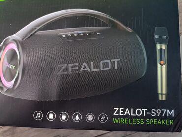 купить mp3 плеер в бишкеке: Беспроводная колонка Zealot-S97M с микрофоном. Колонка имеет RGB