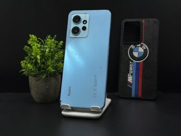 продать номер телефона: Redmi, Redmi Note 12, Б/у, 128 ГБ, цвет - Голубой, 2 SIM
