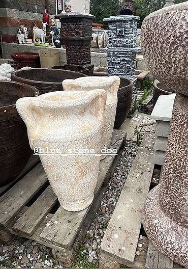 dormeo deke: Dekorativne vrtne amfore – set velikih saksija - Materijal: liveni — 1