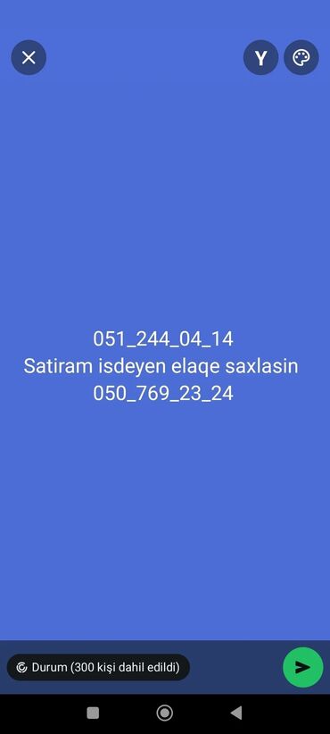 Boşqablar: Elan iki telefon nömrəsi təqdim edir: 051_244_04_14 və 050_769_23_24