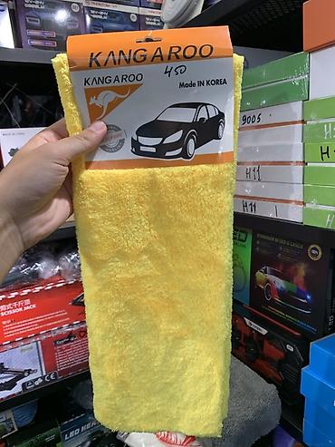 тряпка для мойки авто: Микрофибровое полотенце KANGAROO для автомобиля. - Материал — 1