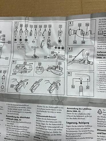 Setovi ručnog alata: CRIVIT multifunkcionalni alat za bicikle Kompaktan sklopivi set od — 7