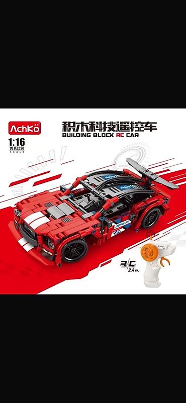 lego konstruktor: Achko Building Block RC Car – 1:16 miqyaslı radiouzaqlıdan idarə — 2