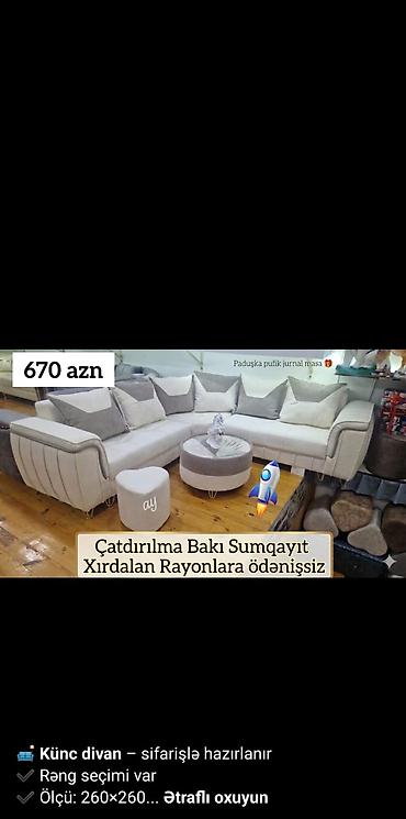 mətbəx kunc divanı: Künc divan, Yeni — 1
