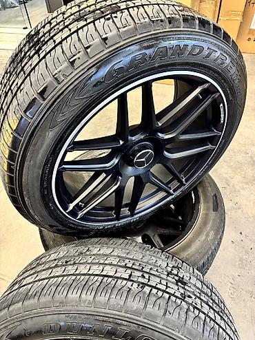 шина к5: Комплект колес для Mercedes-Benz (реплика AMG), черные матовые — 2