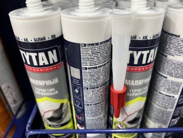 резиновая краска для бетона: Акриловый герметик Tytan предназначен для герметизации и уплотнения