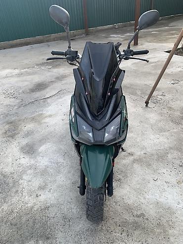 Скутеры: Скутер Jilang (бензиновый) - Кузов: спортивный пластик, цвет зелёный at lalafo.kg — 1 Скутеры: Скутер Jilang (бензиновый) - Кузов: спортивный пластик, цвет зелёный — 1