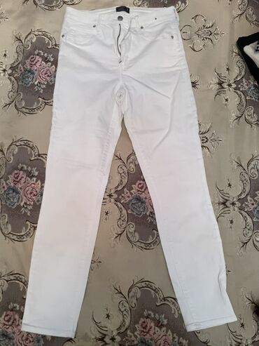 Köynək və bluzalar: Şalvar, Bershka, S (EU 36), rəng - Ağ