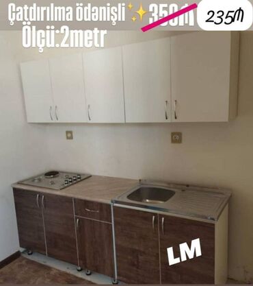 quxna mebeləri: Mətbəx mebellərinin sifarişlə hazırlanması✔️ Ölçü : 2 metr üst