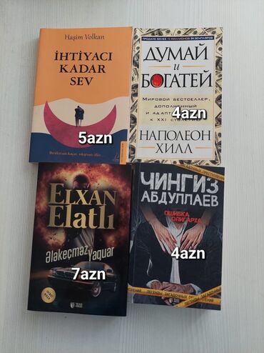fizika 6 cı sinif test: Satılır: müxtəlif janrlarda 4 kitab - Haşim Volkan – “İhtiyacı Kadar