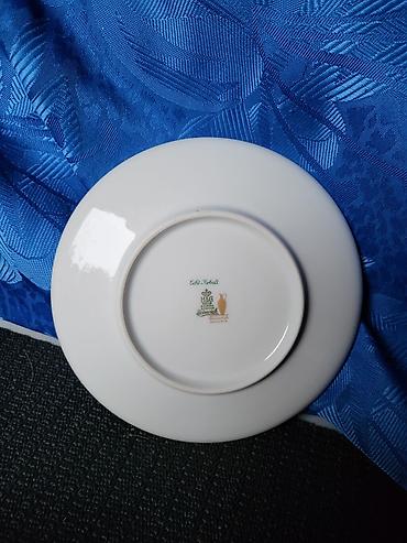 Ostali antikviteti: Lux tanjiri 1939g+ porcelan,kobalt,24na.pozlata Heinrich & Co — 13
