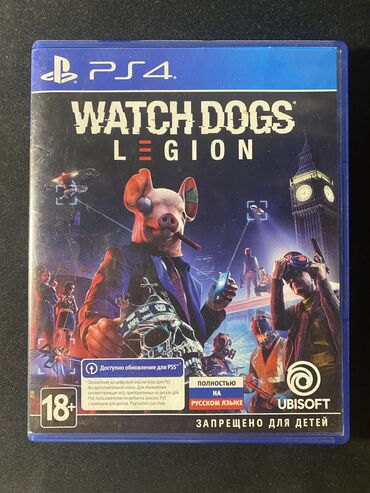 игры на плейстейшн 4: Watch Dogs Legion | PS 5 и PS 4 | Прекрасное состояние | Все рабочее |