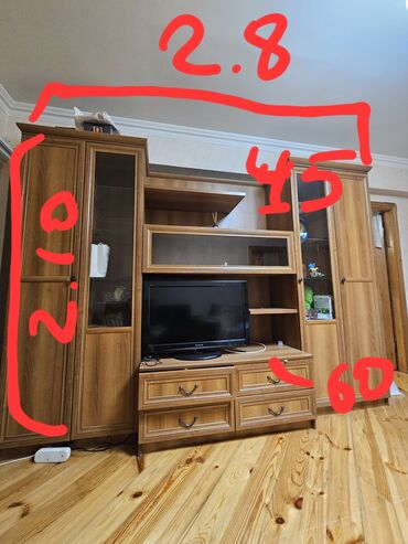 İşlənmiş, Açılan, 4 qapılı Düz dolab, Stenka, Azərbaycan