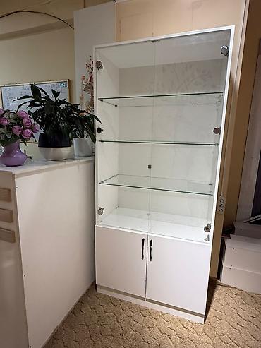 стеклянные маркерные доски: Витрина Для косметики, Лофт, 190 см * 90 см * 45 см, Новый — 2