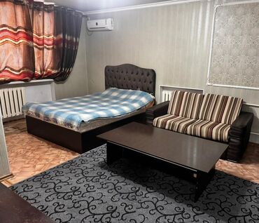 суточные квартиры ахунбаева: 1 комната, Риэлтор, Без подселения, С мебелью полностью