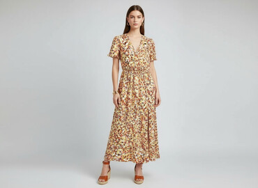 sukienka z marszczeniem na brzuchu plus size: Shein, Сукня жіноча, розмір M
