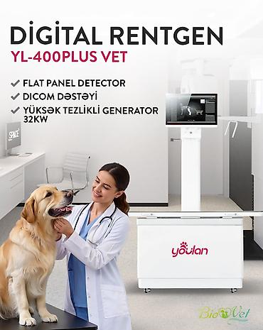Dijital Rentgen YL-400PLUS VET Baytarlıq klinikaları üçün yüksək