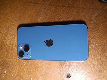 прокат морозильника: IPhone 13, Колдонулган, 128 ГБ, Көк, 81 %