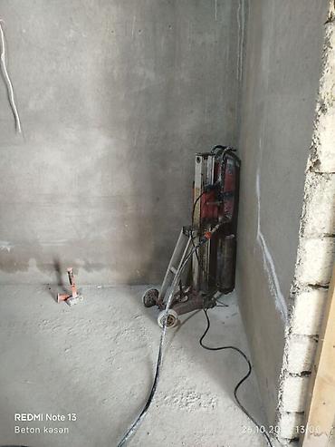 plastik qapllar: Beton kəsmə - Beton deşmə xidməti Beton kubik kərpicdən qapı — 8