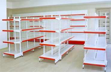 сеточная полка: Стеллаж металлический, полка металлическая, стеллаж сборный торговый