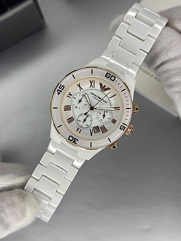 emperio armani: Yeni, Qol saatı, Emporio Armani, rəng - Ağ — 3