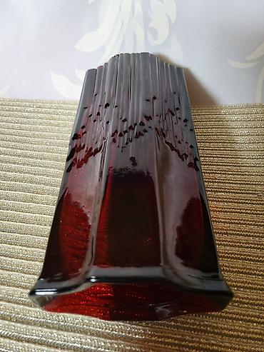 luster ikea: Vaza Avon,rubin boje iz 1970/80te.god. Avonova vaza rubin — 9