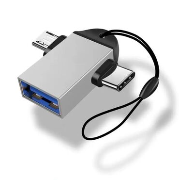 işlənmiş telefonlar kreditlə: USB 3.0 OTG Type-C - Micro