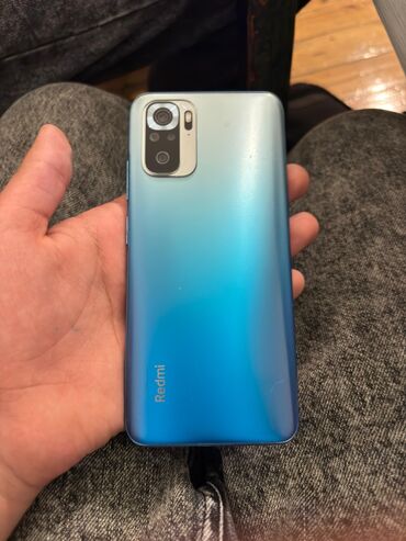 klassik telefon: Xiaomi Redmi Note 10S, 64 GB, rəng - Mavi, 
 İki sim kartlı
