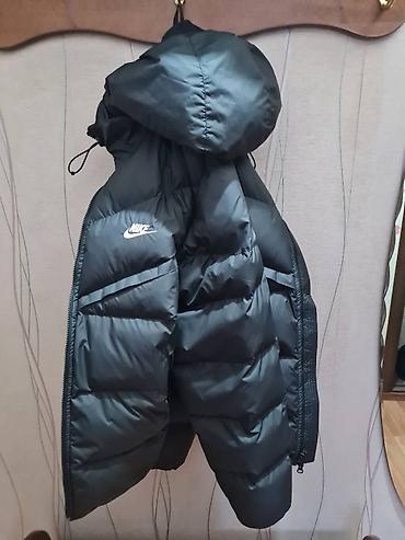 Курткалар: Эркектердин курткасы, L, Nike, Колдонулган, түсү - Кара — 1