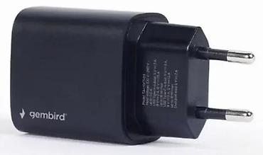 Adapteri i punjači za laptop: Gembird mrežni punjač sa 2 izlaza – USB-A i USB-C - Kompaktni zidni — 4